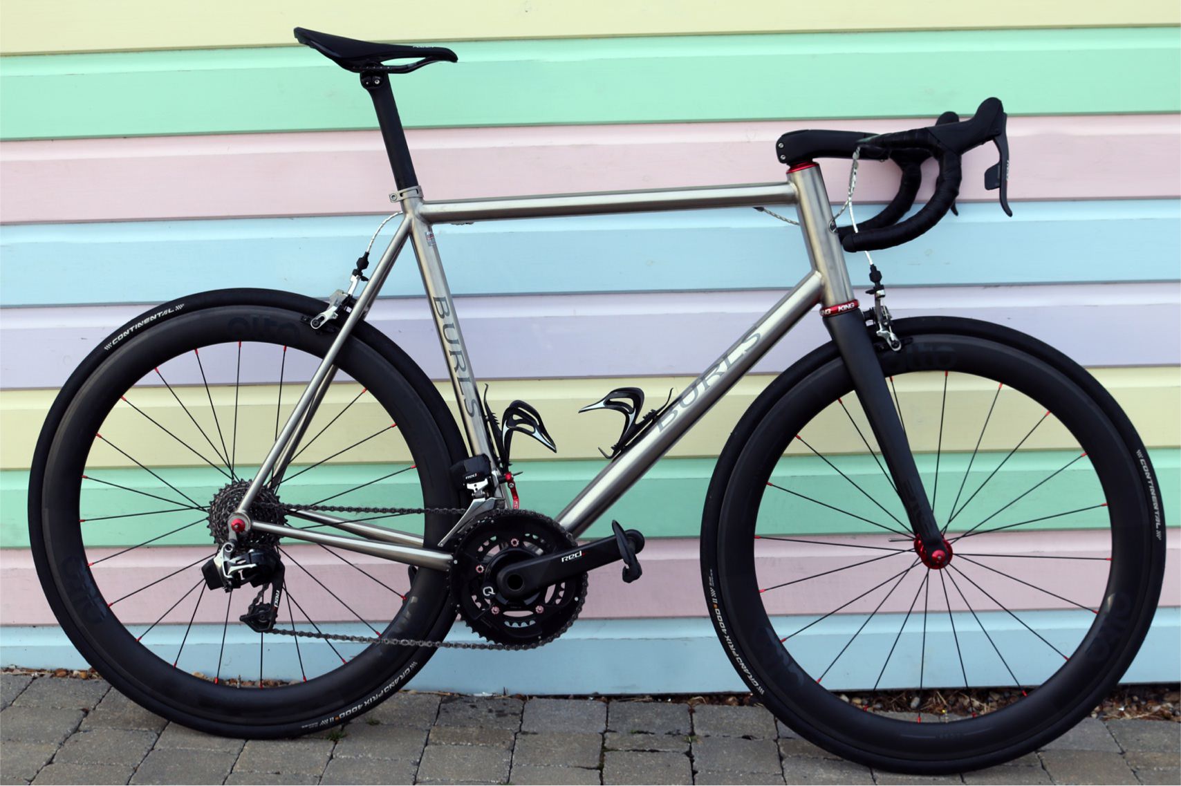 Custom titanium road bike sale